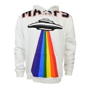 Rainbow Spaceship Hoodie